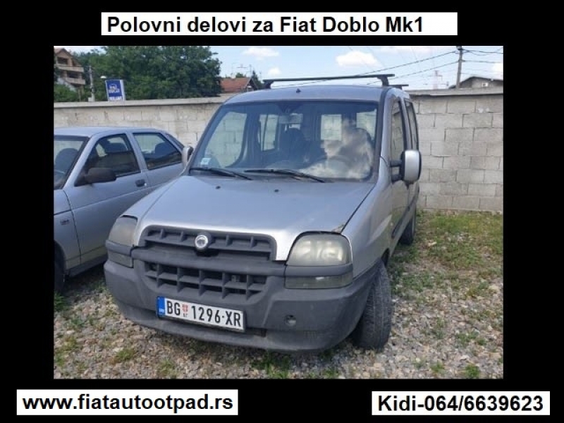 Fiat Doblo Je Vozilo Italijanskog Proizvodaca Automobila Fiat Koje Je